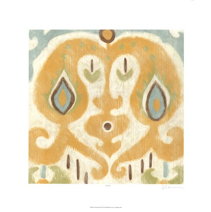 Framed Serene Ikat III Print