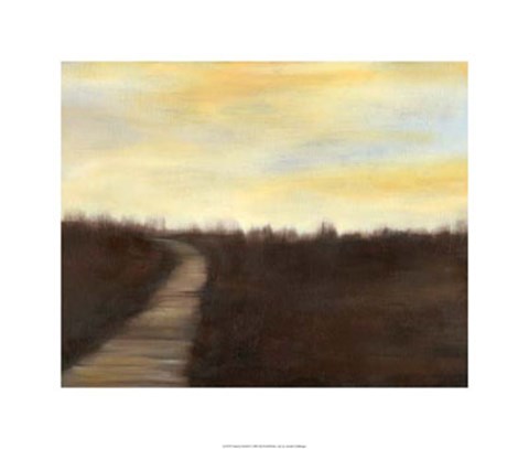 Framed Sunrise Stroll II Print