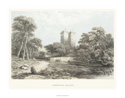 Framed Borthwick Castle Print