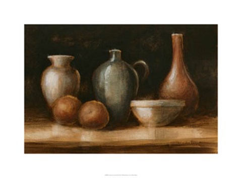 Framed Earthenware &amp; Fruit II Print