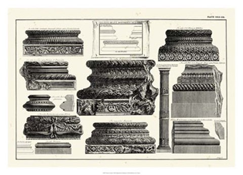 Framed Columns Print