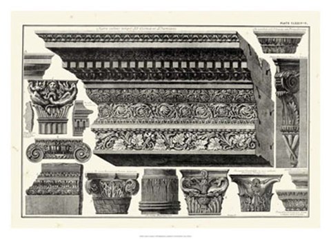 Framed Cornice et Damiani Print