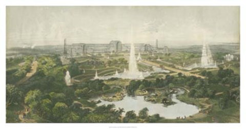 Framed Crystal Palace, London Print