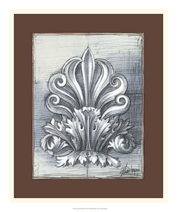 Framed Classical Sketch III Print