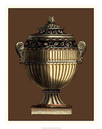 Framed Imperial Urns I Print