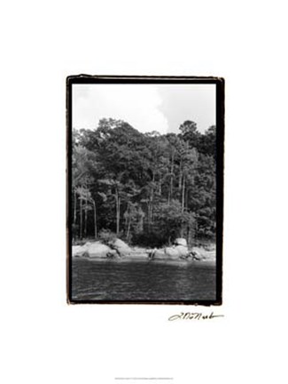 Framed Serene Lake IV Print