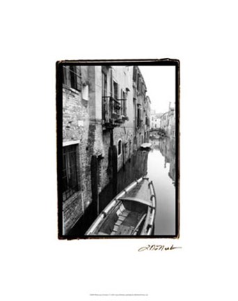 Framed Waterways of Venice V Print