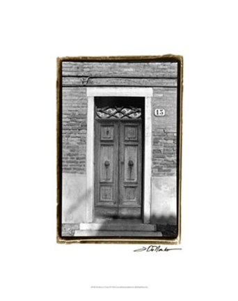 Framed Doors of Venice IV Print