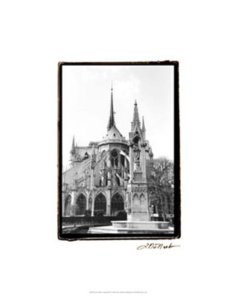 Framed Notre Dame Cathedral III Print