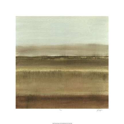 Framed Abstract Meadow I Print