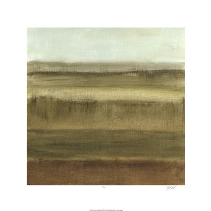 Framed Abstract Meadow II Print