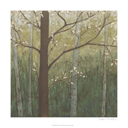 Framed Hudson River Forest I Print