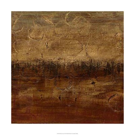 Framed Distant Forest I Print