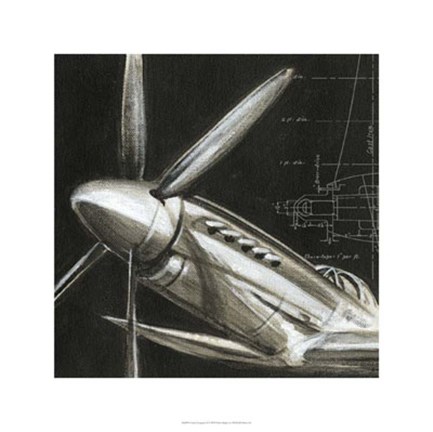 Framed Aerial Navigation II Print