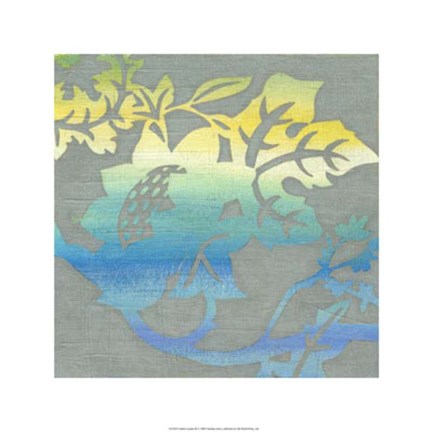 Framed Ombre Garden III Print