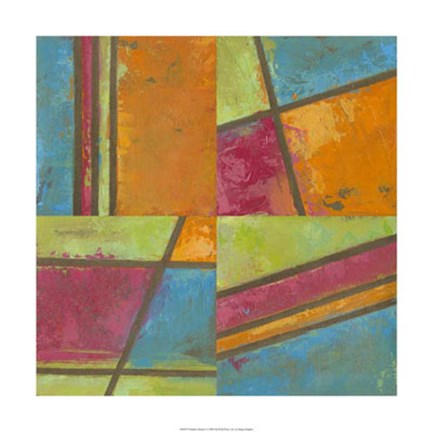 Framed Paradise Abstract I Print