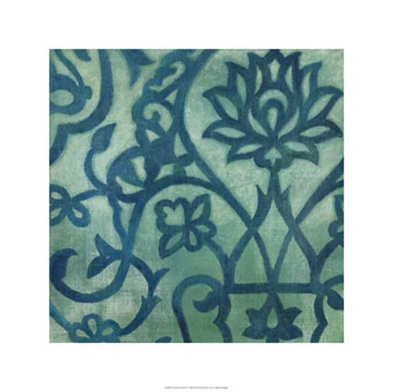 Framed Persian Motif III Print