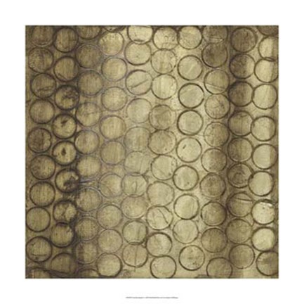 Framed Circular Imprint I Print