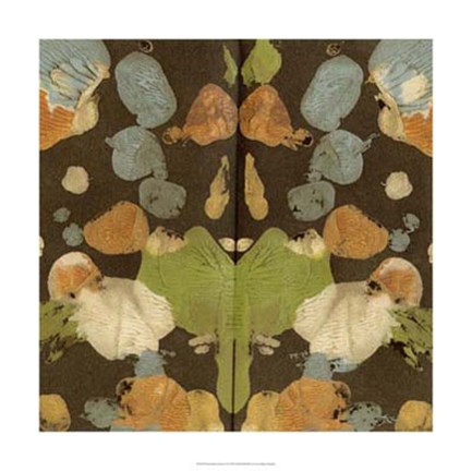 Framed Rorschach Abstract II Print