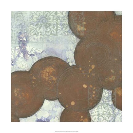 Framed Fractal Abstraction II Print