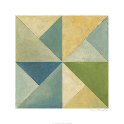 Framed Quilted Abstract I Print