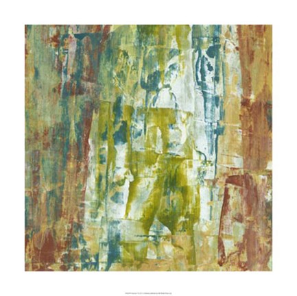 Framed Staccato I Print