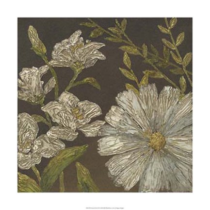 Framed Earth and Floral II Print