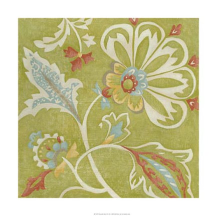 Framed Provincial Chintz II Print