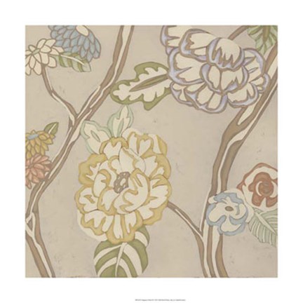 Framed Organza Chintz II Print