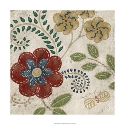 Framed Valentine Tapestry I Print