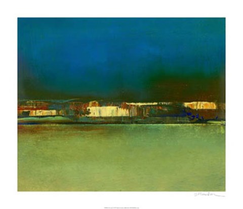 Framed City Afar I Print