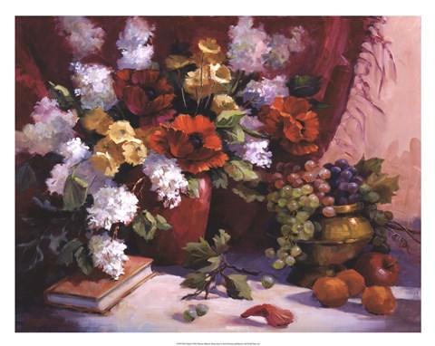 Framed Red Poppies Print