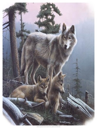 Framed Vantage Point I Print