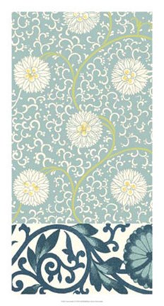 Framed Azure Garden II Print