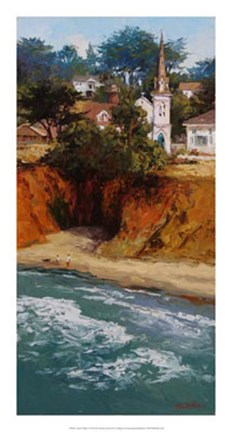 Framed Lyrical Village Print