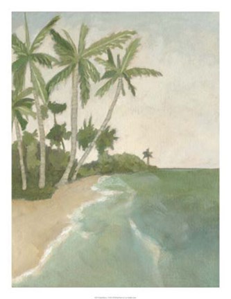 Framed Island Breeze I Print