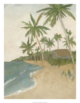 Framed Island Breeze II Print
