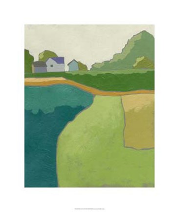 Framed Rural Vista II Print