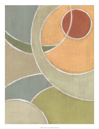 Framed Muted Novas I Print