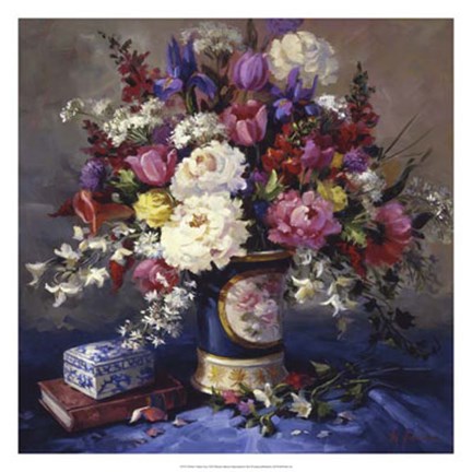 Framed Mother's Italian Vase Print