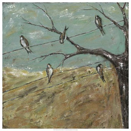 Framed Where One Or More Are Gathered Print