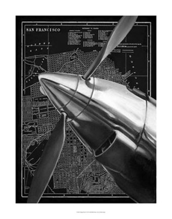 Framed Vintage Plane II Print