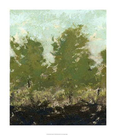 Framed Meadow Abstract II Print