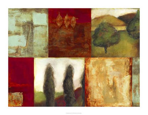 Framed Bright Horizons II Print