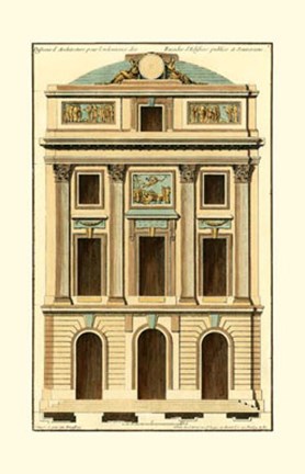 Framed Architectural Facade II Print