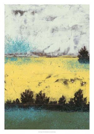 Framed Hedges I Print