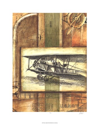 Framed Theory of Flight II Print