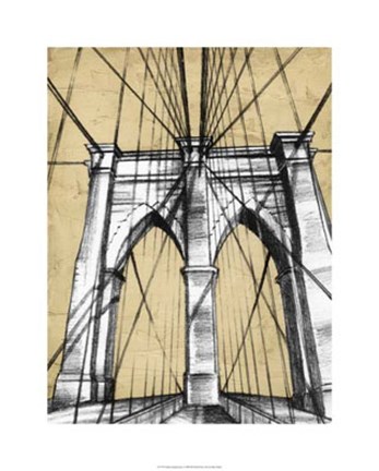 Framed Modern Engineering I Print