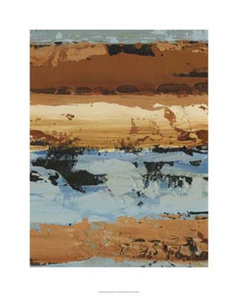 Framed Linear Composition II Print