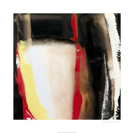 Framed Red Moves In II Print